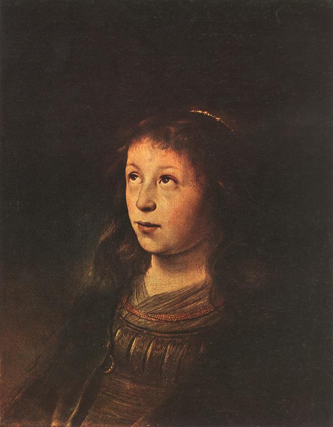LIEVENS, Jan Portrait of a Girl dh